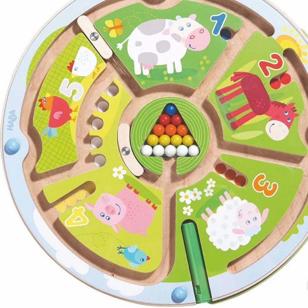 NWOB Haba Number Maze Magnetic Game